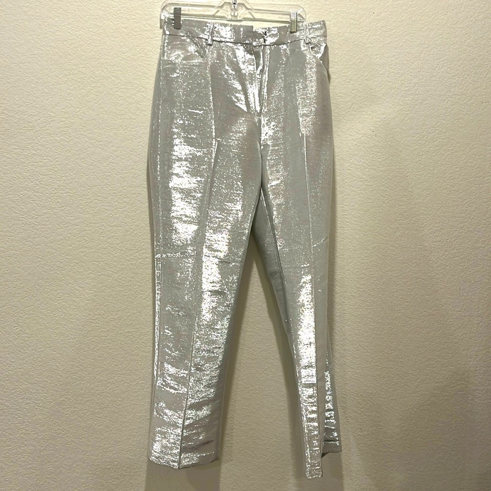 H&M Silver Shimmer Pants